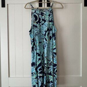 Lilly Pulitzer High Tide Scuba Doo Margot Swing Dress
